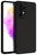 Matte Lens Protective Back Cover for Samsung Galaxy A53 (5G), Slim Silicone with Soft Lining Shockproof Flexible Full Body Bumper Case (Black)