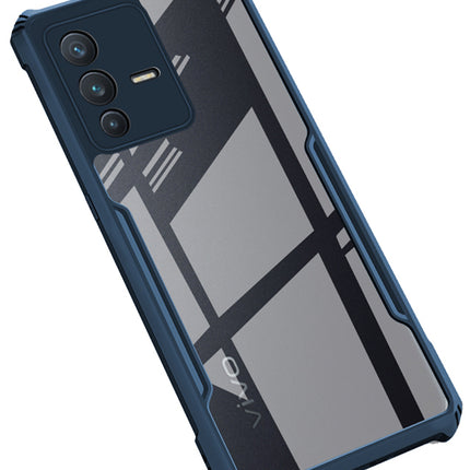 Kapa Beetle for Vivo V23 Pro (5G) Back Case, [Military Grade Protection] Shock Proof Slim Hybrid Bumper Back Cover , Blue