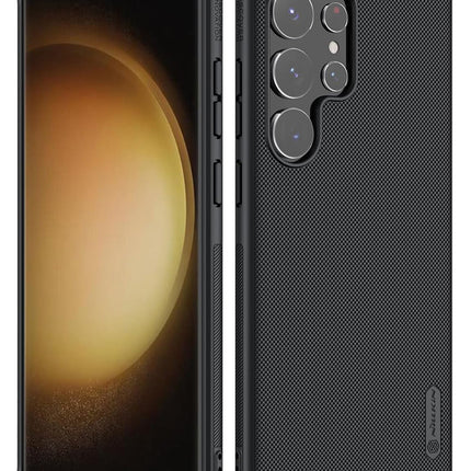 Mobizang Nillkin Super Frosted Shield Pro Hard Back Case Cover for Samsung Galaxy S24 Ultra (Black)