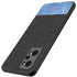 Soft Fabric & Leather Hybrid Protective Case Cover for Realme GT Neo 2 (Black,Blue)