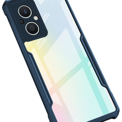 Beetle for Oppo F21 PRO (5G) Back Case, [Military Grade] Shockproof Slim Hybrid Cover (Blue)
