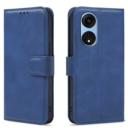 Mobizang Prime Slim Magnetic Flip Cover for Oppo Reno 8T (5G) | PU Leather Shockproof Folio Case with Card Holders RFID Blocking Kickstand (Blue)