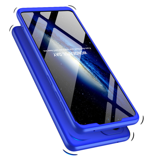 Double Dip Full 360 Protection Back Case Cover for Samsung Galaxy A73 (5G) (Blue)