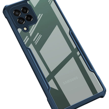 Beetle for Samsung Galaxy M33 (5G) Back Case, [Military Grade] Shockproof Slim Cover (Blue)