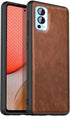 Tux Back Case For OnePlus Nord 2 (5G) , Slim Leather Case with Soft Edge Shockproof Back Cover (Brown)