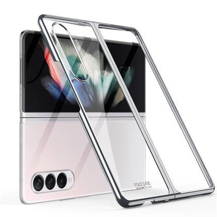 Phantom Ultra Thin Back Case for Samsung Galaxy Z Fold3 , Full Body Protection Back Cover , Silver