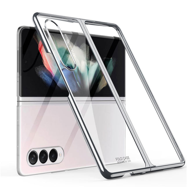 Phantom Ultra Thin Back Case for Samsung Galaxy Z Fold3 , Full Body Protection Back Cover , Silver