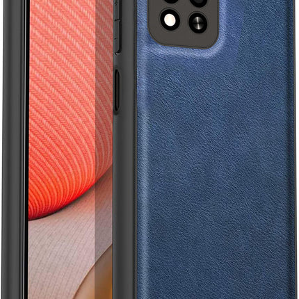 Tux Back Case For Xiaomi 11i / 11i HyperCharge , Slim Leather Case with Soft Edge Shockproof Back Cover (Blue)