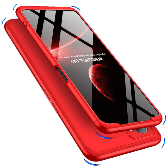 Double Dip Full 360 Protection Back Case Cover for Realme 9i (Red)