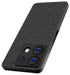 Mobizang Soft Full Fabric Protective Back Case Cover for Redmi Note 13 PRO | Shockproof Slim Hard Anti Slip Back Case (Black)