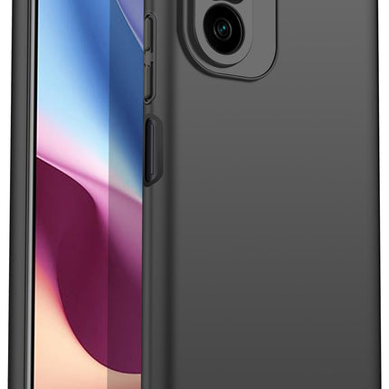 Silk Smooth Finish [Full Coverage] All Sides Protection Slim Back Cover For Xiaomi Mi 11X / 11X Pro (Black)