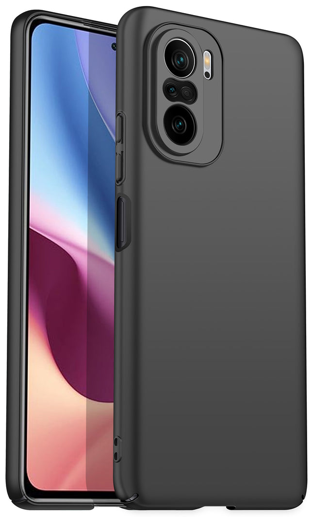 Silk Smooth Finish [Full Coverage] All Sides Protection Slim Back Cover For Xiaomi Mi 11X / 11X Pro (Black)