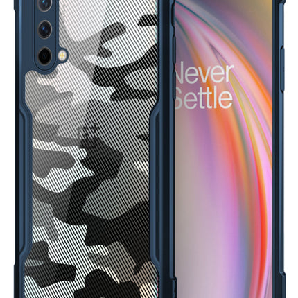 Beetle Camouflage for OnePlus Nord CE (5G) / One Plus Nord CE (5G) Back Case, [Military Grade Protection] Shock Proof Slim Hybrid Bumper Cover (Blue)