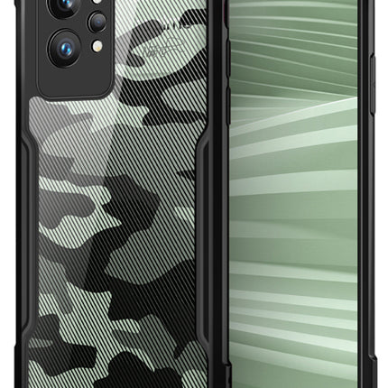 Beetle Camouflage for Realme GT 2 PRO Back Case, [Military Grade] Shockproof Slim Cover (Black)