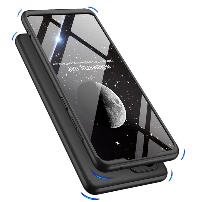 Double Dip Full 360 Protection Back Case Cover for Samsung Galaxy A73 (5G) (Black)
