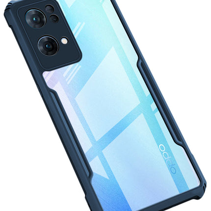 Beetle for Oppo Reno 7 Pro (5G)  Back Case , [Military Grade Protection] Shock Proof Slim Hybrid Bumper Cover (Blue)