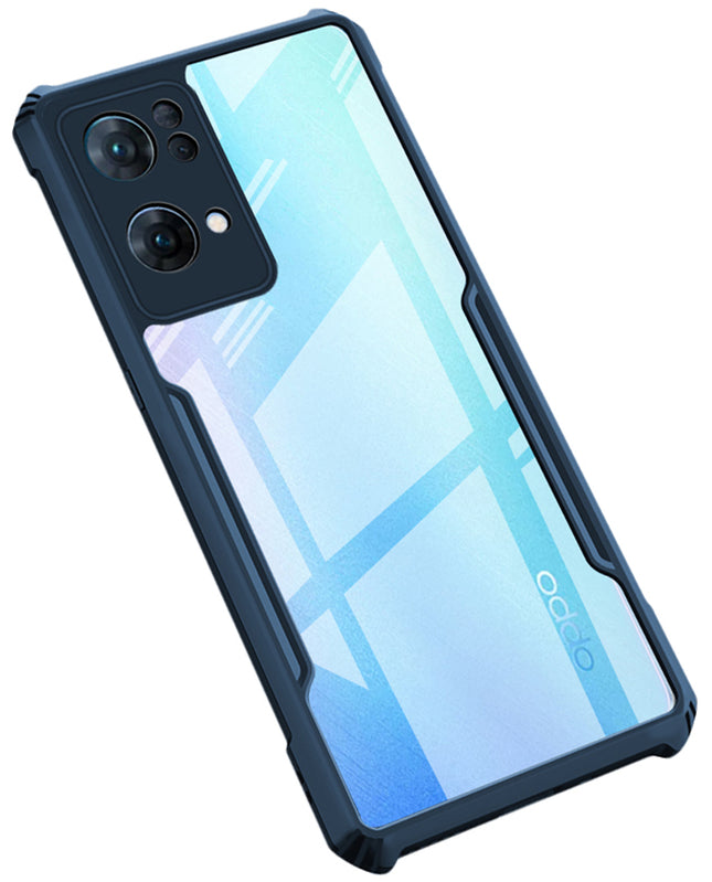 Beetle for Oppo Reno 7 Pro (5G)  Back Case , [Military Grade Protection] Shock Proof Slim Hybrid Bumper Cover (Blue)