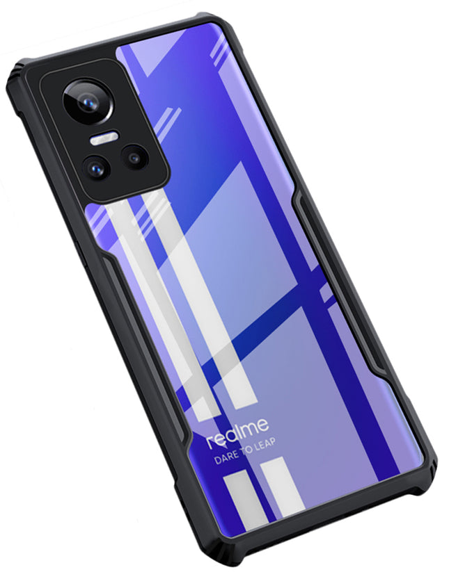 Beetle for Realme GT Neo 3 Back Case, [Military Grade] Shockproof Slim Hybrid Cover (Black)