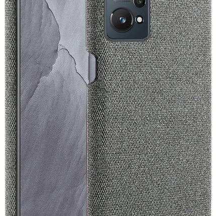 Woven Soft Fabric Case for Realne GT NEO 2 Back Cover, Shock Protection Slim Hard Anti Slip Back Cover (Grey)