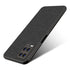 Soft Fabric Hybrid for Oppo A54 (4G) Back Cover, Shockproof Protection Slim Hard Back Case (Black)