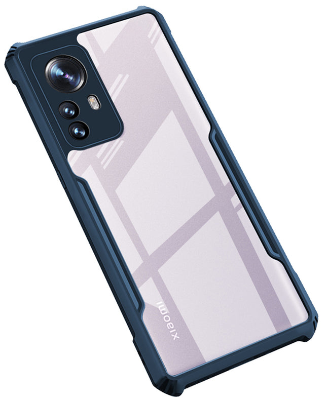 Beetle for Xiaomi 12 PRO (5G) Back Case, [Military Grade] Shockproof Slim Hybrid Cover (Blue)