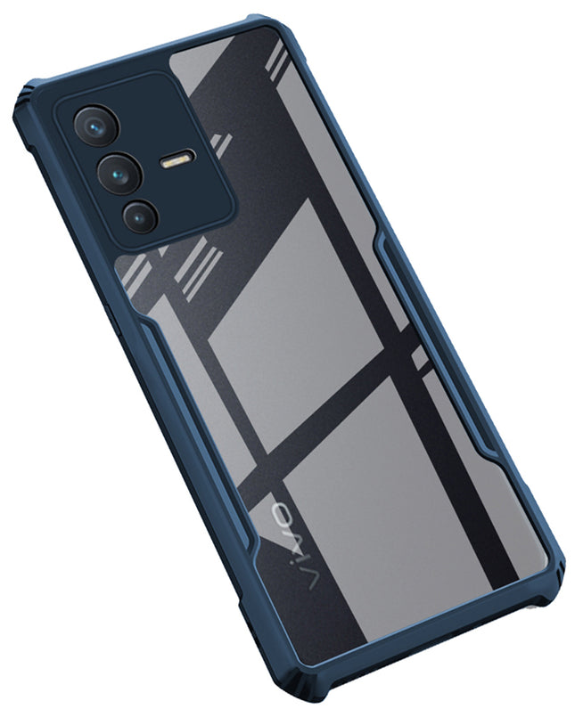 Beetle for Vivo V23 Pro (5G) Back Case, [Military Grade Protection] Shock Proof Slim Hybrid Bumper Back Cover , Blue