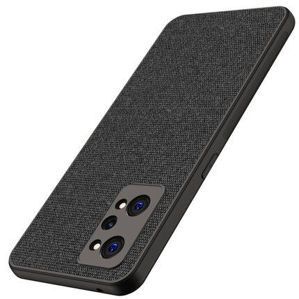 Soft Full Fabric Protective Back Case Cover for Realme GT Neo 2 (Black)