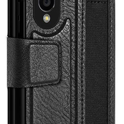 Mobizang Nillkin Aoge Wallet Flip Case for Galaxy Z Fold 5 |  Leather Shockproof Folio Case Cover with S Pen Holder (Black)