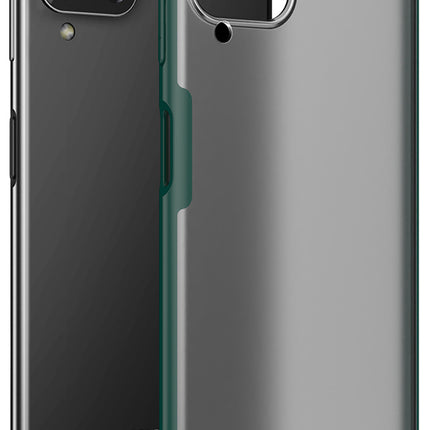Shield Frosted Acrylic Back Shock Proof Case Cover for Samsung Galaxy A22 4G (Green)