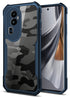 Mobizang Beetle Camouflage Back Cover for Oppo Reno 10 Pro Plus | [Military Grade Protection] Shock Proof Slim Hybrid Bumper Case (Blue)