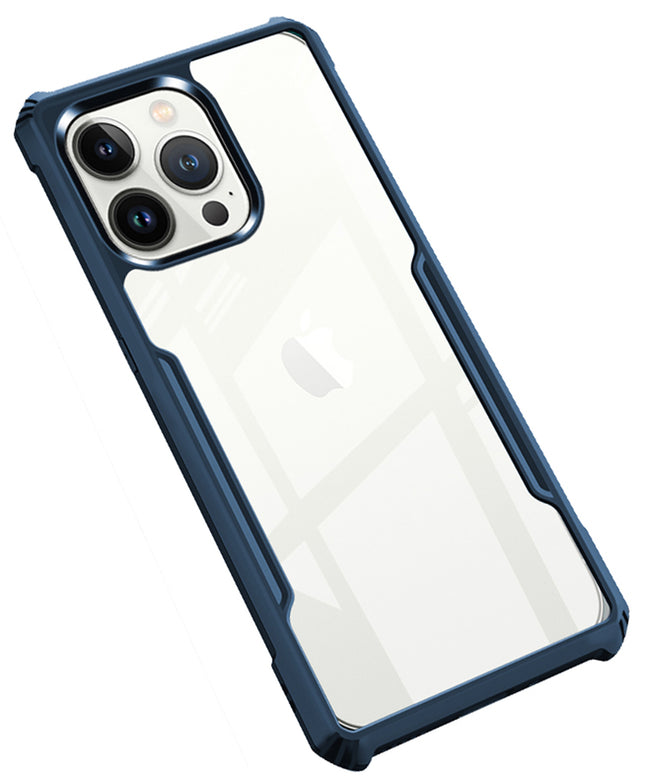 Beetle for Apple iPhone 13 Pro Max Back Case, [Military Grade Protection] Shock Proof Slim Hybrid Bumper Cover (Blue)