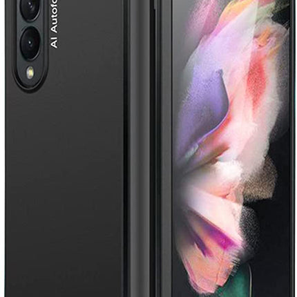 Ultra Thin Back Case for Samsung Galaxy Z Fold3 , Full Body Protection Hard Back Cover , Black