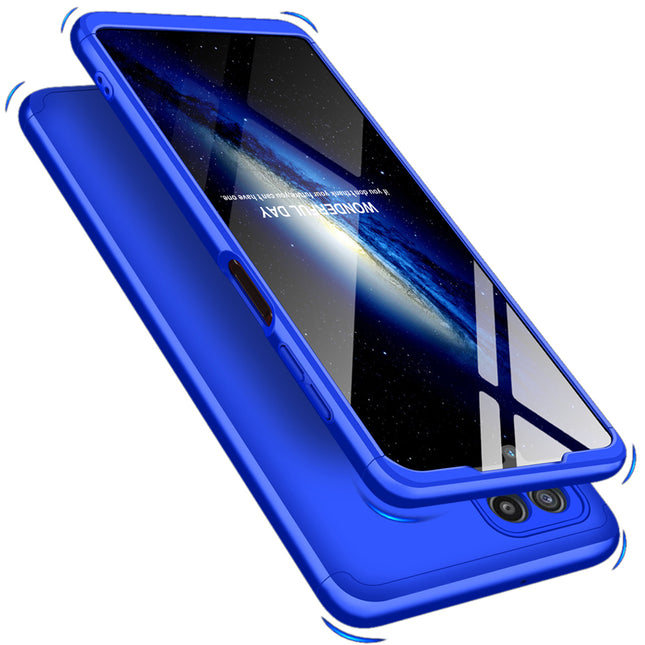 Double Dip Full 360 Protection Back Case Cover for Samsung Galaxy M32 (Blue)