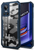 Beetle Camouflage for Realme GT Neo 3 Back Case, [Military Grade] Shockproof Slim Cover (Blue)