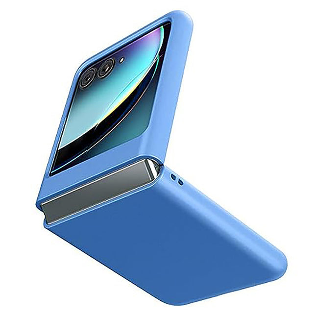 Mobizang Ultra Thin Back Case for Moto Razor 40 Ultra | Full Body Protection Hard Back Cover, Light Blue