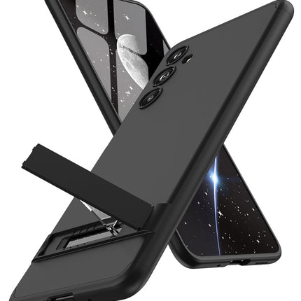 Mobizang Double Dip Full 360 Protection Back Case Cover With Stand for Samsung Galaxy F54 (5G) (Black)