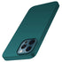 Silk Smooth Finish [Full Coverage] All Sides Protection Slim Back Case Cover for Apple iPhone 13 PRO MAX (6.7 inch) (Green)