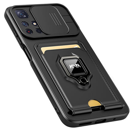 Mobizang Bisen Back Cover for Xiaomi 11i HyperCharge,Shockproof Slim Bumper Back Case (Black)