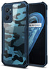 Beetle Camouflage for Realme 9i Back Case, [Military Grade] Shockproof Slim Hybrid Cover (Blue)