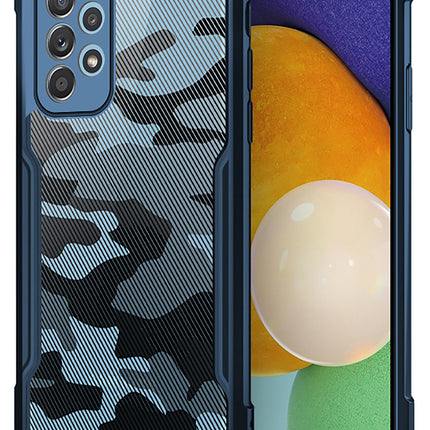 Beetle Camouflage for Samsung Galaxy A53 (5G) Back Case, [Military Grade Protection] Shock Proof Slim Hybrid Bumper Back Cover , Blue