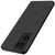 Soft Fabric Hybrid for Oppo Reno 7 Pro (5G) Back Cover, Shockproof Protection Slim Hard Back Case (Black)