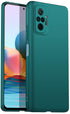 Silk Smooth Finish [Full Coverage] All Sides Protection Slim Back Cover For Xiaomi Redmi Note 10 Pro /  Note 10 Pro Max (Green)
