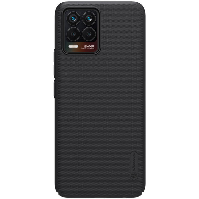Nillkin Frosted Shield Hard Back Case Cover for Realme 8 Pro / Realme 8 (4G) (Black)