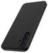 Mobizang Matte Lens Protective Flexible Back Cover for Samsung Galaxy A34 (5G) | Slim Silicone with Soft Lining Shockproof Full Body Bumper Case (Black)