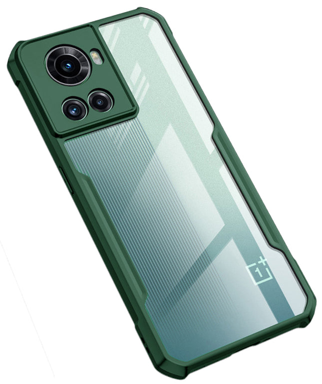 Beetle for OnePlus 10R Back Case, [Military Grade] Shockproof Slim Hybrid Cover (Green)