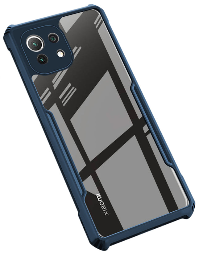 Beetle for Mi 11 Lite Back Case, [Military Grade Protection] Shock Proof Slim Hybrid Bumper Cover (Blue)