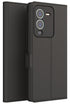 Mobizang Noble Slim Magnetic Leather Flip Case Cover for Vivo V25 Pro (5G) ,Magnetic and Card Holder Stand Leather Flip Wallet Case (Black)