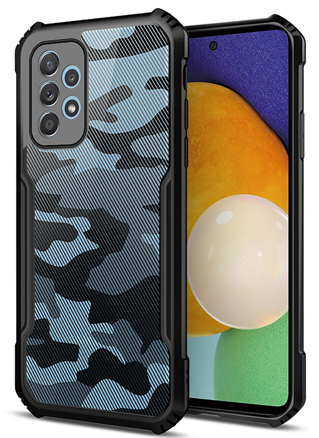 Beetle Camouflage for Samsung Galaxy A33 (5G) Back Case, [Military Grade Protection] Shock Proof Slim Hybrid Bumper Back Cover , Black