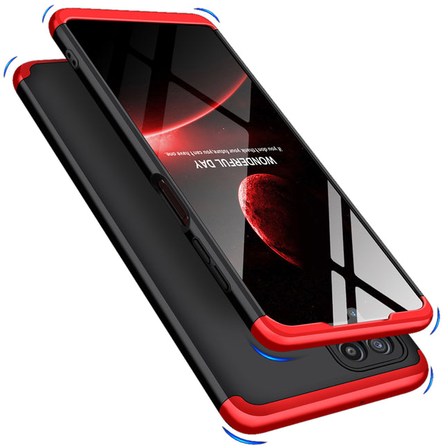 Double Dip Full 360 Protection Back Case Cover for Samsung Galaxy M32 (Red,Black)