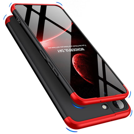 Double Dip Full 360 Protection Back Case Cover for Samsung Galaxy S22 Plus (Red ,Black)